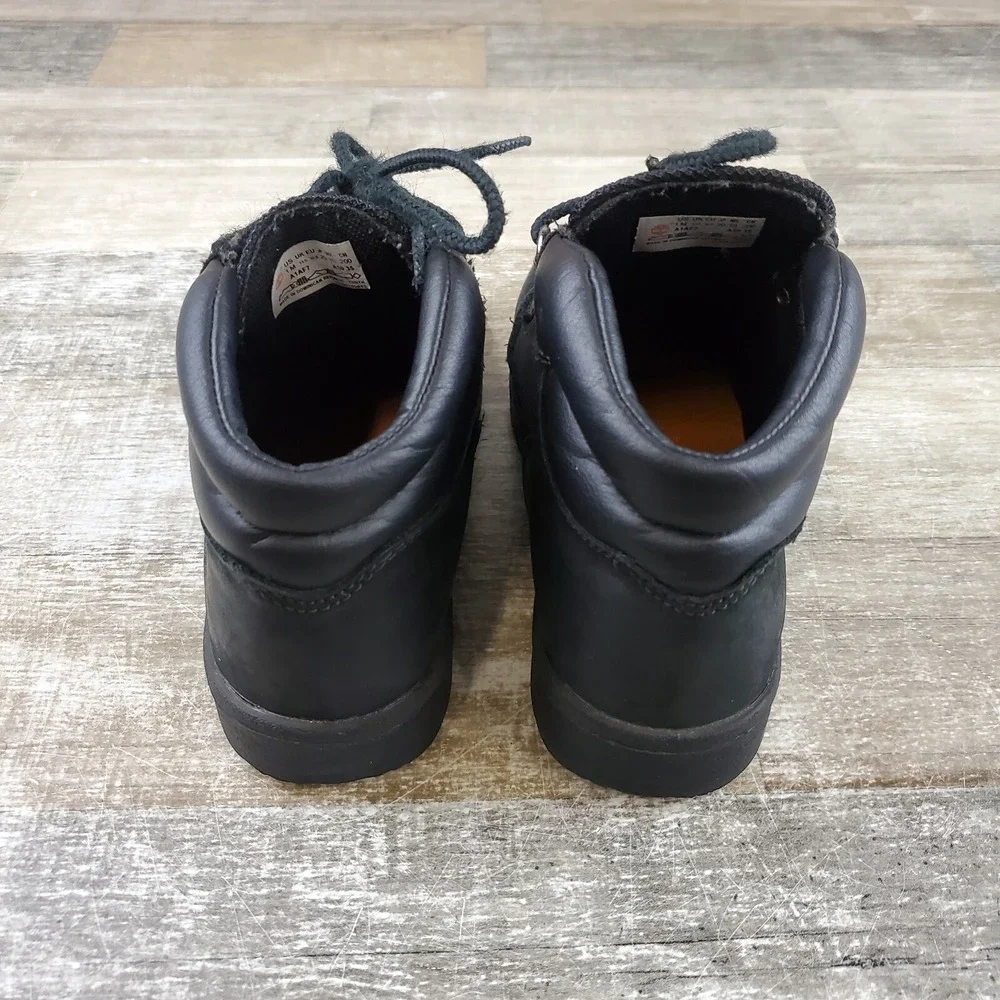 Timberland Premium WP Boots Little Kids Sz 1 1M Black Nubuck‎